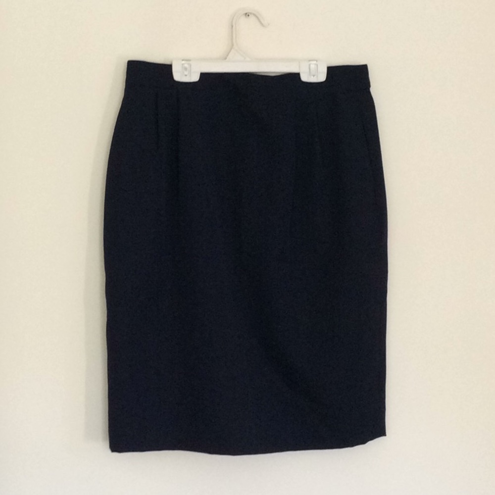 Talbots Dark Navy Classic Skirt